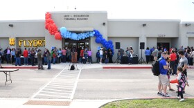 A celebration of the arrival of American Airlines to the Del Rio Airport in 2018. Commercial air travel to the city has come and gone over the years.