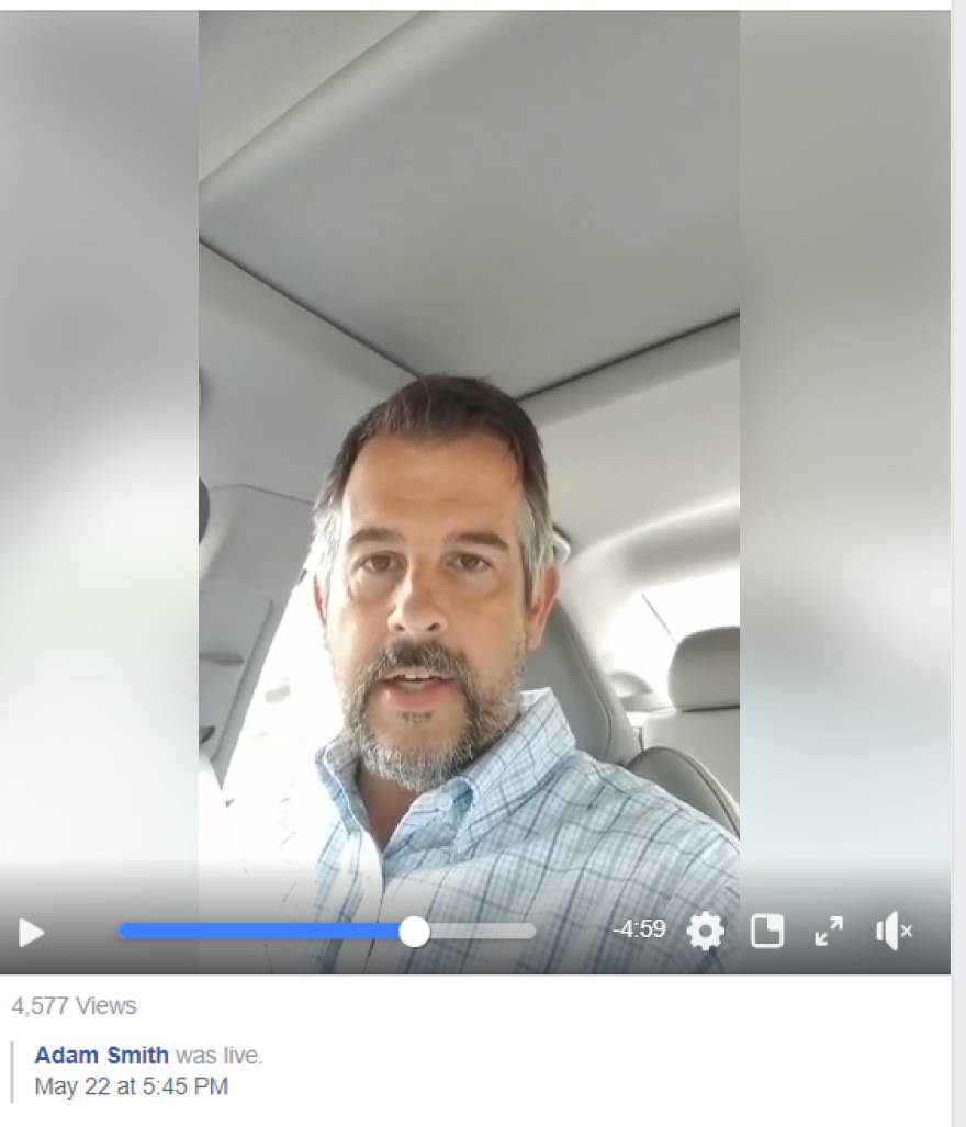 Adam Smith, the husband of a Reopen NC leader, said he is willing to kill to stop what he says is the "New World Order" promoting lockdowns and stay-at-home orders.