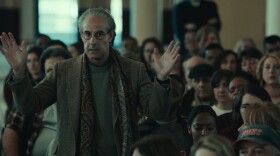 Stanley Tucci as Charles Wolf in "Worth." (Netflix)