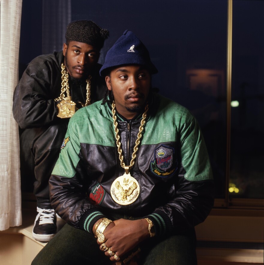 Rakim (left) and Eric B., 1987