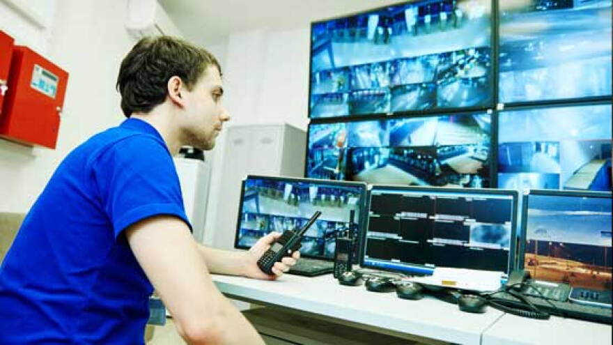 The Cybersecurity Center of the Americas' control room simulates a real-world security operations center. 