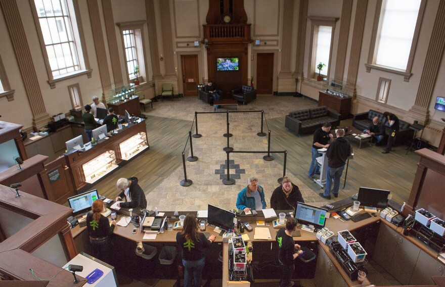 New England Treatment Access in Brookline, Mass., is located in a former branch of Brookline Bank.