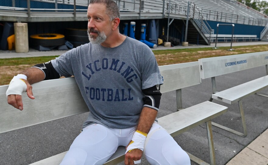 Tom Cillo balances football with being a criminal justice major.