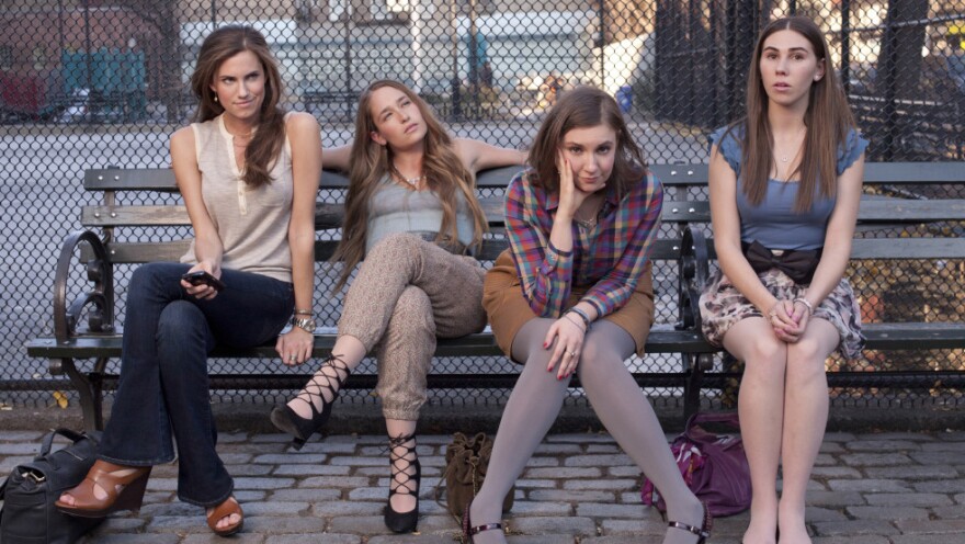 <em>Girls</em> has been compared to <em>Sex and the City. </em>The characters, played by Allison Williams, Jemima Kirke, Lena Dunham and Zosia Mamet, navigate the ups and downs of life in New York City.