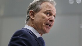 In this Sept. 2017 file photo, New York Attorney General Eric Schneiderman speaks at a news conference in New York. (Seth Wenig/AP)