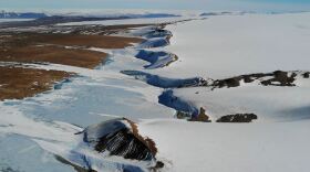 Aerial footage from NASA Langley's flights in Greenland.