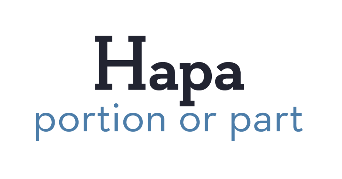 July 6th: Hapa