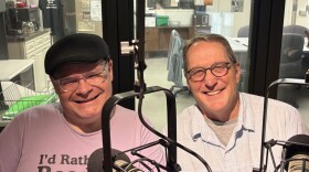 Marty Achatz and B.G. Bradley in Studio A (L to R)
