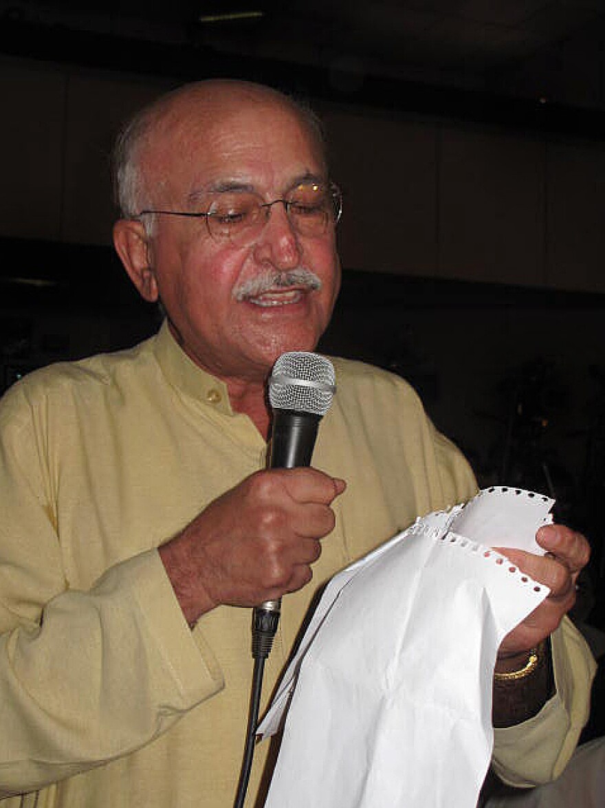 Swat Valley resident Ehsanullah Khan rises at the forum on deradicalization held in Swat Valley. He tells the conference that a judicial system that defies speedy justice is sowing the germ of radicalism:  "Get rid of this corrupt system," he says, adding that it leads to "radical thoughts."