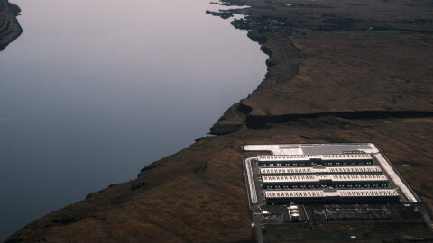 An explosion of data center facilities, including the one pictured here in northeast Oregon on May 18 have been built along the Columbia River Gorge during the last few years.