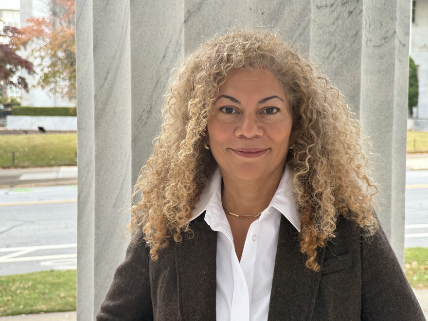 Mara Zuniga posed for a portait.
