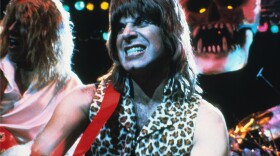Christopher Guest as Nigel Tufnel, lead guitarist for the entirely fake band Spinal Tap, in the band's 1983 mockumentary.