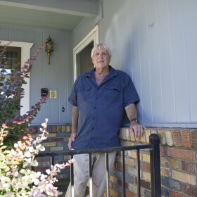Stephen Weil at his Carson City home on Aug. 18, 2025. Earlier in the year, he was notified that the insurance company wouldn’t renew the coverage policy for his house.