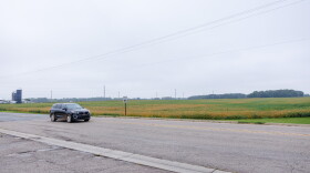 The site of a possible data center development in Mason, Mich., on Sept. 17, 2026.
