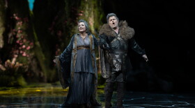 A scene from Wagner's "Die Walküre" from China’s National Centre for the Performing Arts