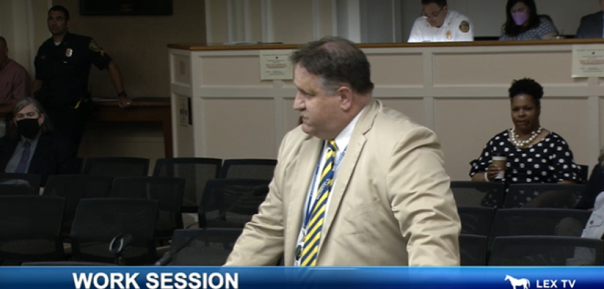 Lexington Public Safety Commissioner Ken Armstrong