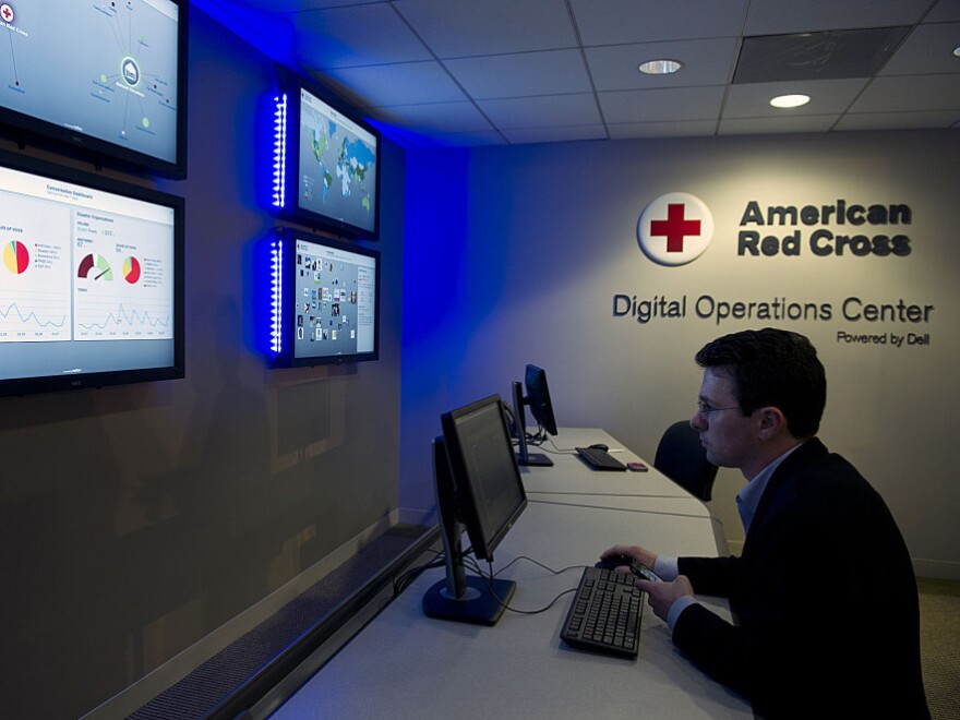 The American Red Cross recently unveiled a Digital Operations Center in Washington, D.C., which is devoted to disaster relief and uses social media to help empower stricken communities.