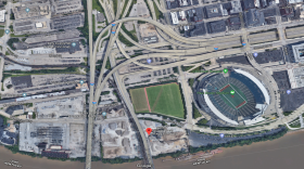 The music facility will take parking spaces now used by the Bengals on game days for tailgating. Hamilton County agreed to purchase the Hilltop land and turn that into parking for the Bengals, and that means the concrete plant must move.