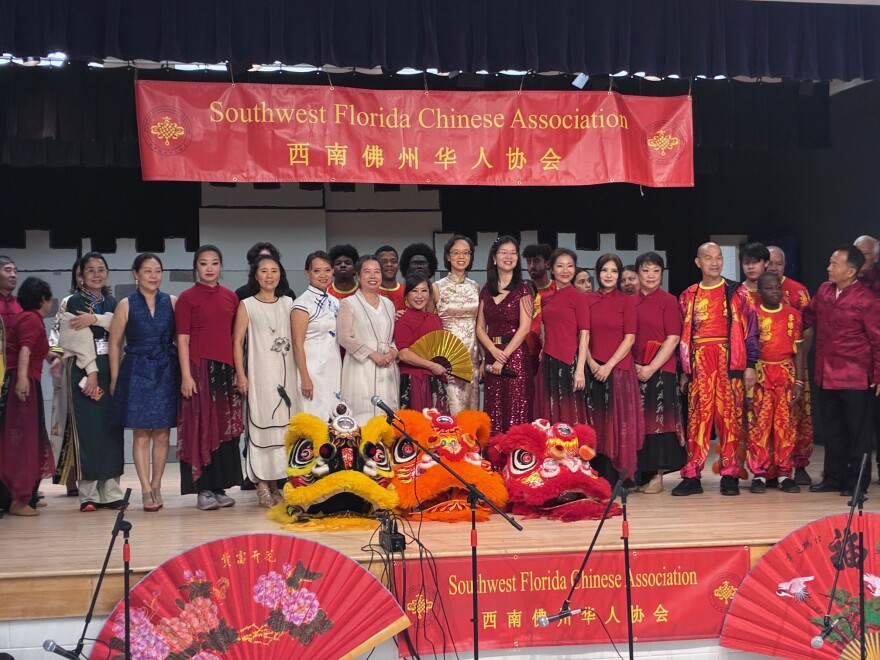 Members of the Southwest Florida Chinese Association celebrate Lunar New Year on Saturday, Jan. 31, 2026, at Dunbar Middle School.