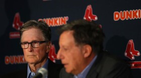 Red Sox Owner John Henry looks on during a press conference addressing the departure of Alex Cora as manager of the Boston Red Sox at Fenway Park on Jan. 15, 2020 in Boston, Mass. A MLB investigation concluded that Cora was involved in the Houston Astros sign stealing operation in 2017 while he was the bench coach. (Maddie Meyer/Getty Images)