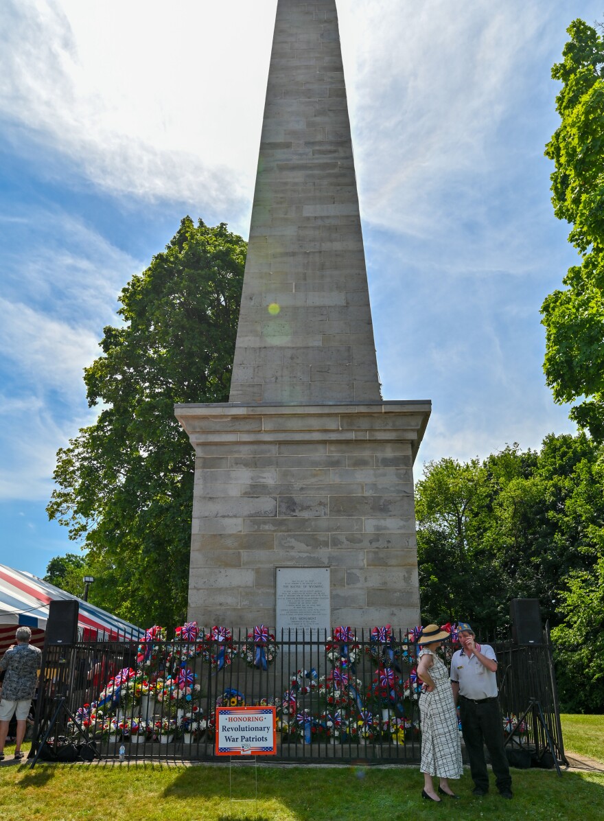 The Wyoming Monument on Wyoming Avenue in Wyoming.
