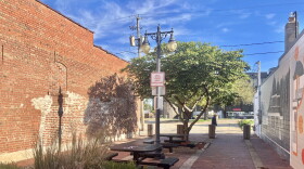 Here's one of the pocket parks in downtown Pekin that will be getting a security-grade camera.