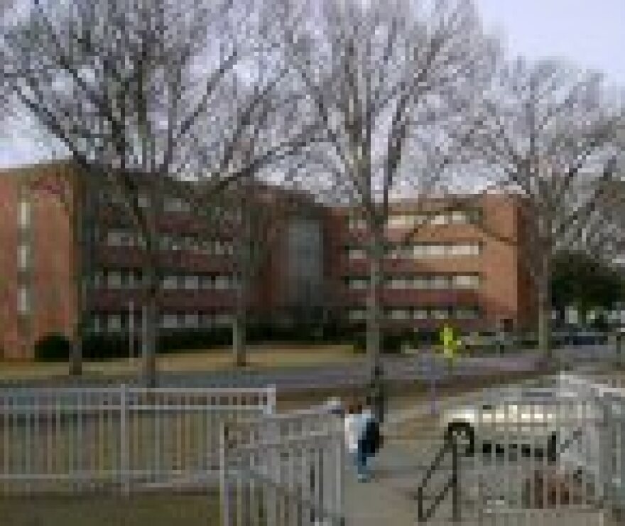 The four-decade-old administrative building where Dr. St. Clair works is the most recent addition to Cherry Hospital.
