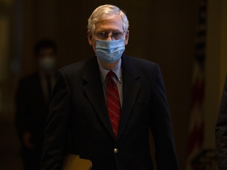 Senate Majority Leader Mitch McConnell and other high-ranking Republicans have thus far not broken with President Trump on his unfounded claims of widespread voter fraud.