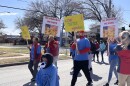 About 200 community members, activists, and police officers joined Kansas City, Kansas Police Chief Karl Oakman for a "peace walk" Saturday morning.