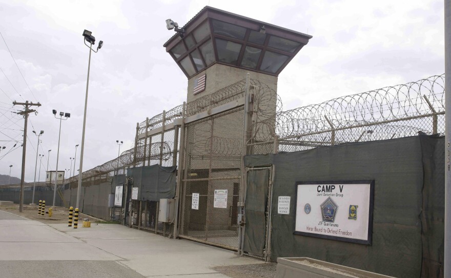 The entrance to Camps 5 and 6 at Guantanamo Bay. Defense officials have been surveying sites inside the United States to see how well they might do as the new homes for Guantanamo detainees.