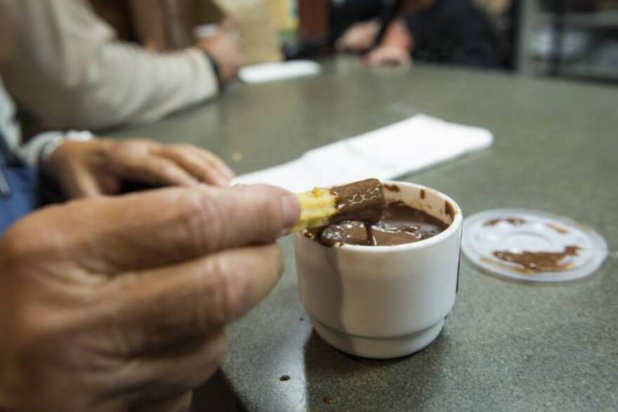 La Palma on SW 8th Street in West Miami is a hot spot for churros and hot chocolate when the weather is cold.