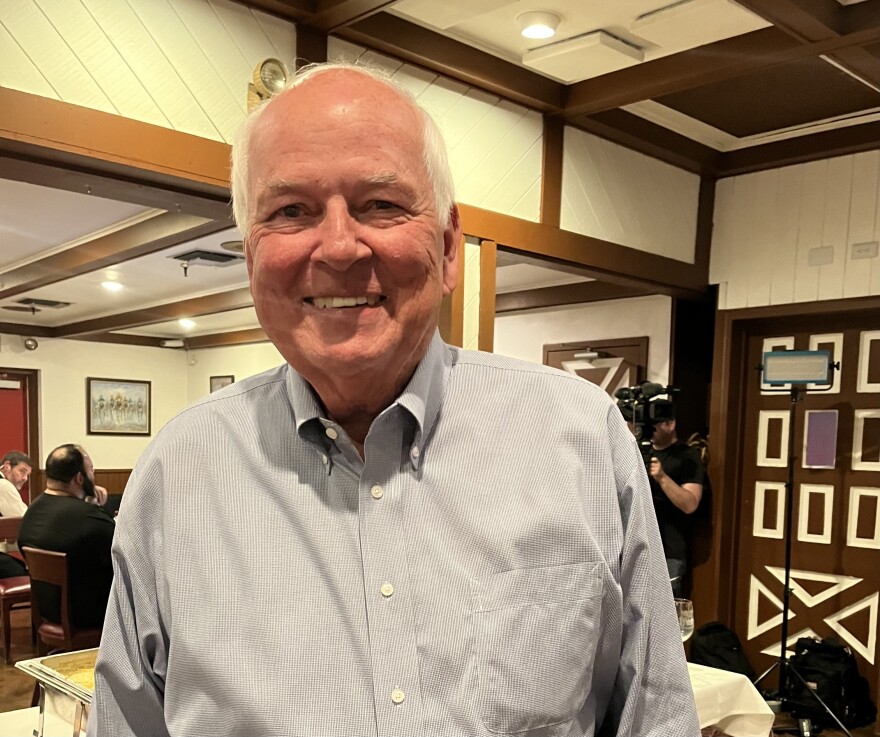 Texas Rep. Steve Allison on primary night 2024.