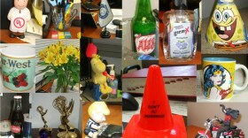 A variety of items on APR desks