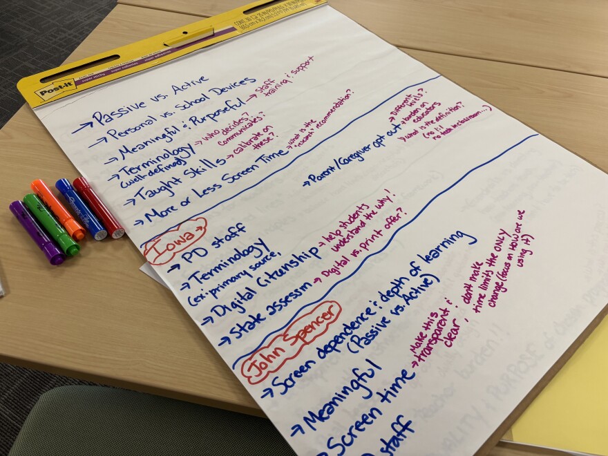 A new state-appointed task force of educators, parents, and lawmakers is learning how screens are being used at school and addressing concerns over digital technology in classrooms. At a meeting Wednesday, members identified topics they may address in their recommendations for schools and policy makers.