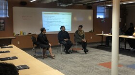 Principals for Purdue Polytechnic's two high schools answered questions from community partners and parents Tuesday morning.