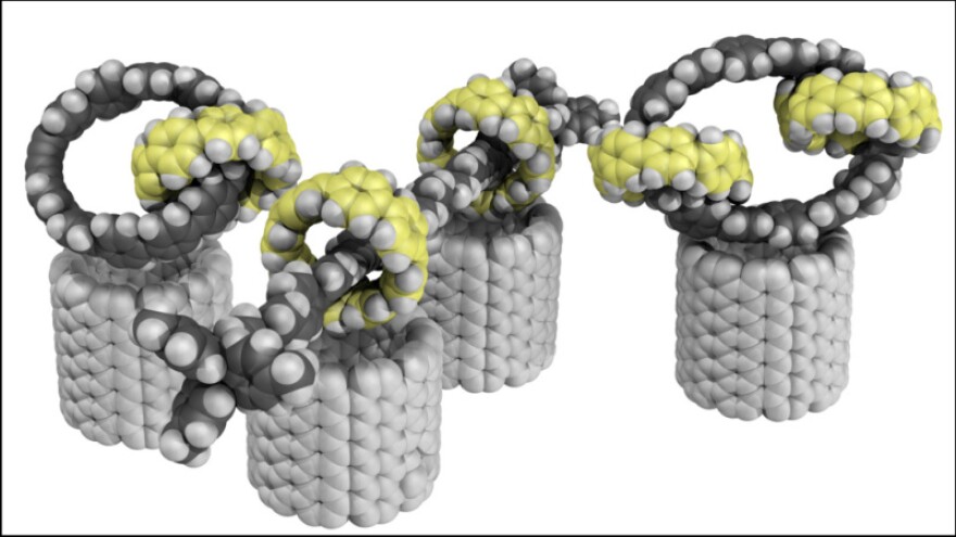 The newly created carbon nanohoops have new properties not seen before.