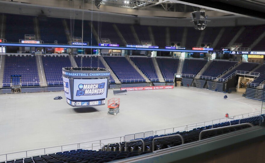 MVP Arena readies for the return of March Madness.