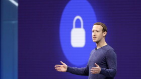 Facebook CEO Mark Zuckerberg makes the keynote speech at F8, theFacebook's developer conference, Tuesday, May 1, 2018, in San Jose, Calif. (Marcio Jose Sanchez/AP)
