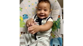 Aime'e Elliott, the mother of 5 month old Jacion, participates in the Indianapolis Healthy Start Program.