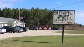 Star Township Hall is seen in Antrim County. The township has 1,028 residents. (Photo: Austin Rowlader/Northern Michigan Journalism Collaborative)