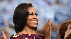 First lady Michelle Obama at the Democratic National Convention in Charlotte, N.C.