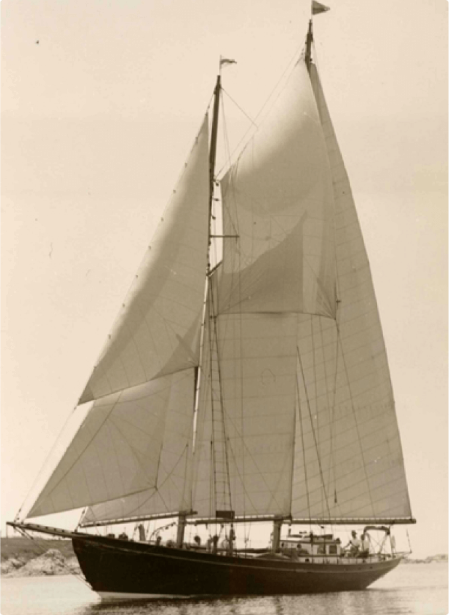 When and If was commissioned by Gen. George Patton and built in 1939. Since then it has been restored, and now offers tours and day cruises through the Great Lakes, and in Key West.