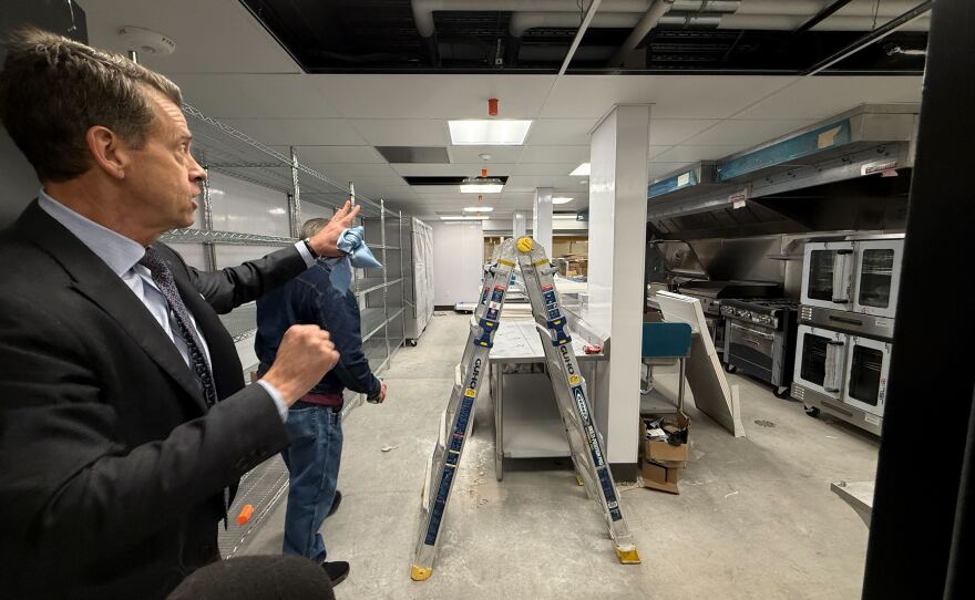 The kitchen area at Interfaith Sanctuary.