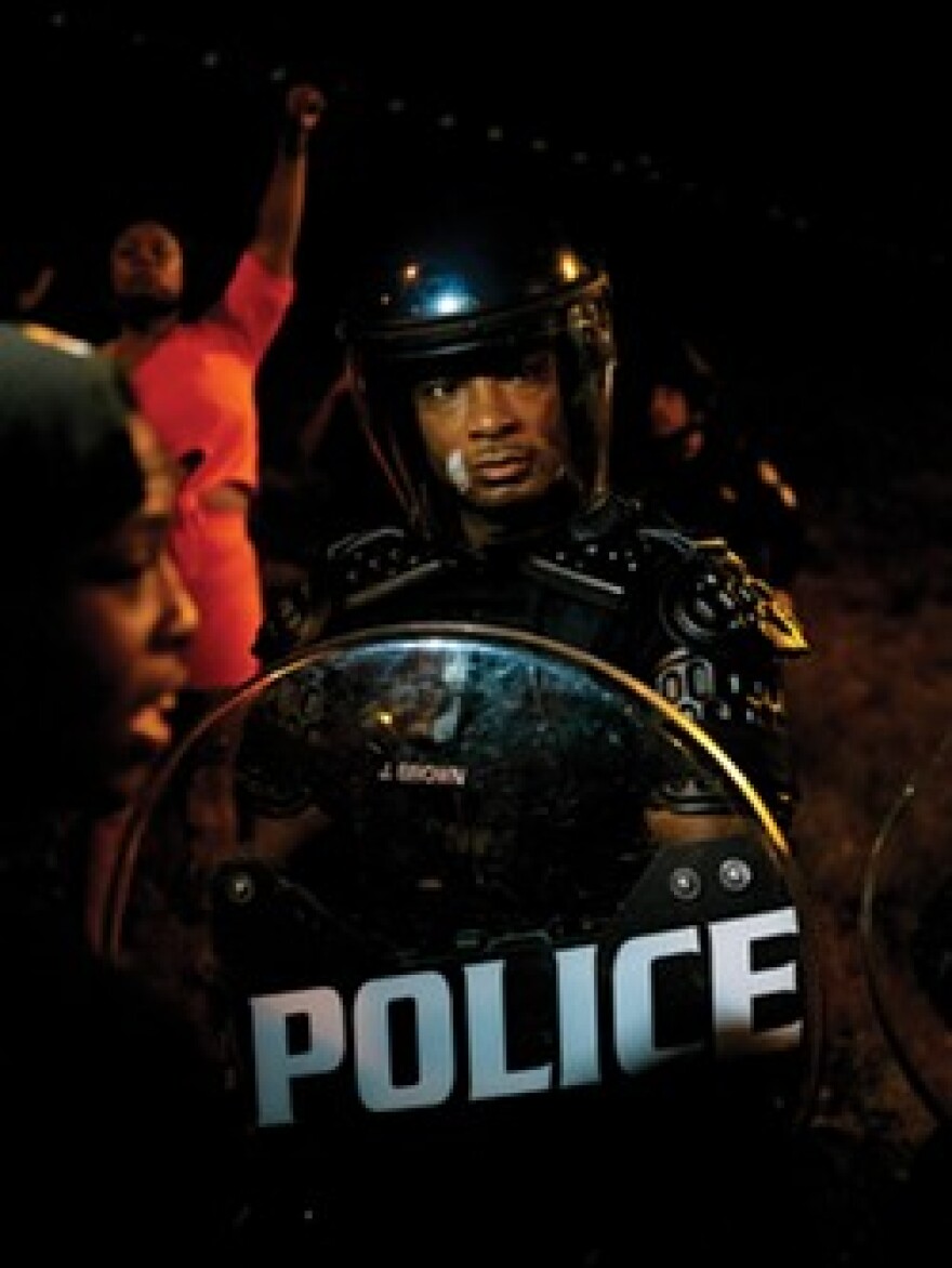 "Irony of Black Policeman (Atlanta,Georgia), 2020, from "Unrest in America: Rayshard Brooks."