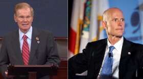 Senator Bill Nelson and Governor Rick Scott. 