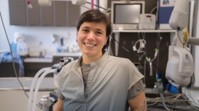 Dr. Emily Iacobucci is a Doctor of Veterinary Medicine and is even certified in veterinary acupuncture. (Brian Venua/KMXT)