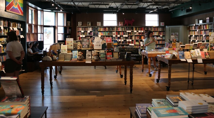 An inside view of The Lynx. The bookstore is located at 601 South Main Street. (Kevin Perez/WUFT News)