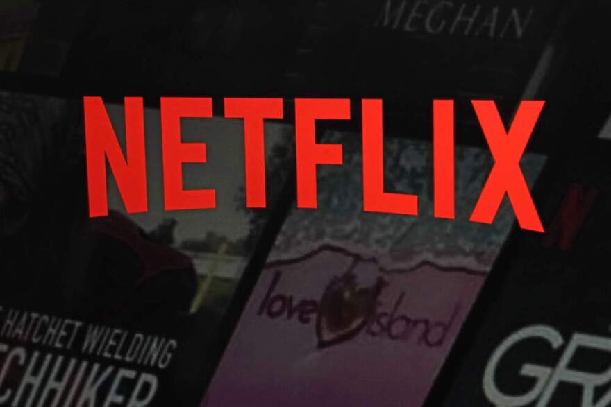 The Netflix logo is shown in this photo from the company's website. (Richard Drew/AP)