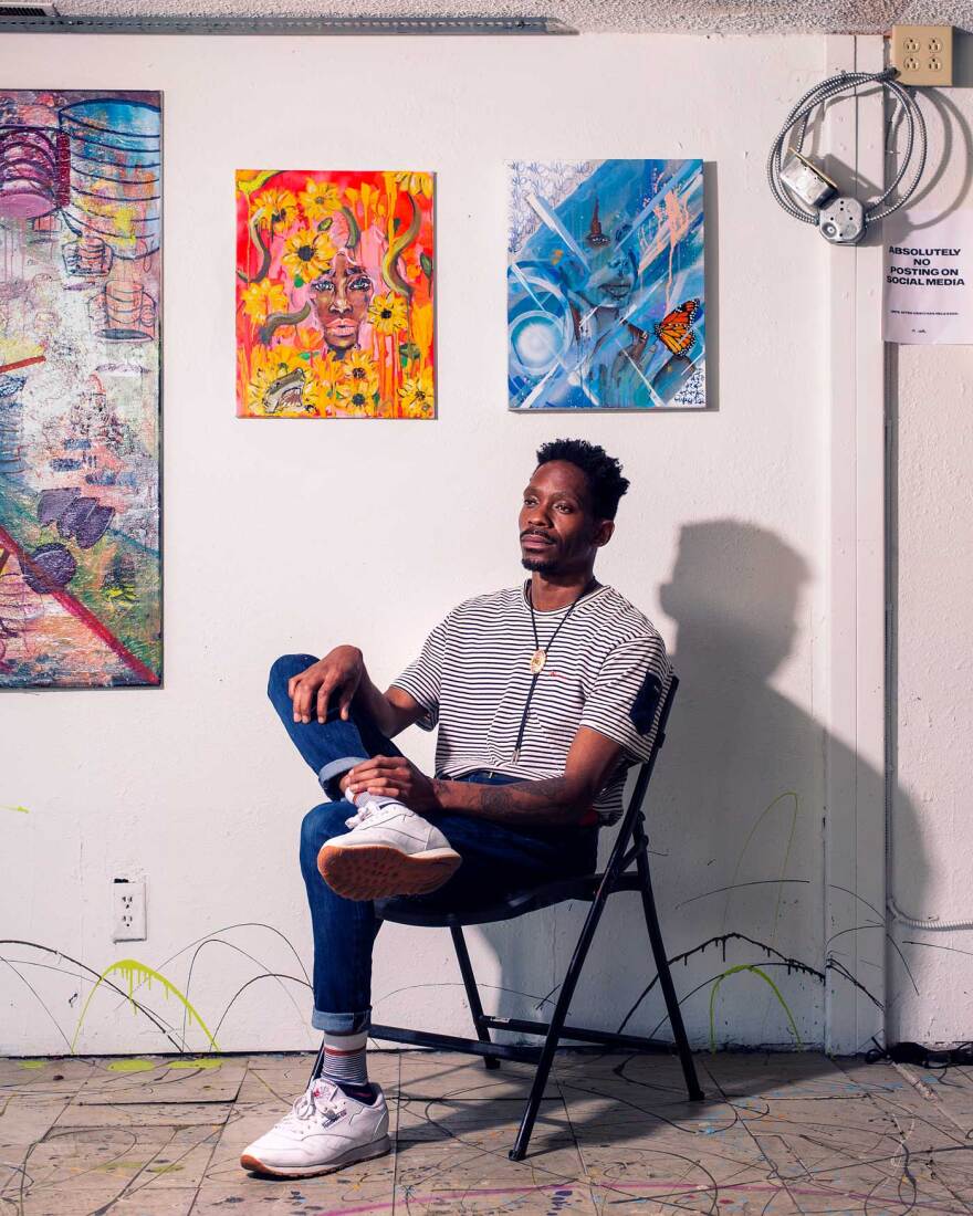 For Perry Porter, art and activism are one and the same. He may not go out of his way to “Do the whole activism thing,” but it is there embedded in his work. “Sometimes just being a Black man doing what I do is a form of activism in itself.”