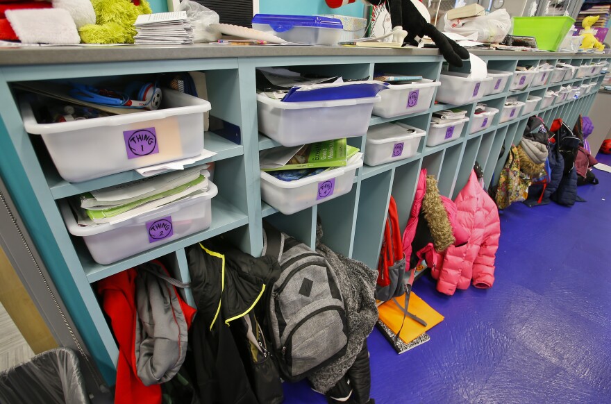 A classroom at Jardine Elementary in Topeka in 2019. 